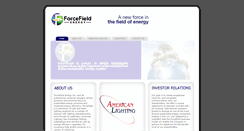 Desktop Screenshot of forcefieldenergy.com