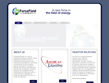 Tablet Screenshot of forcefieldenergy.com